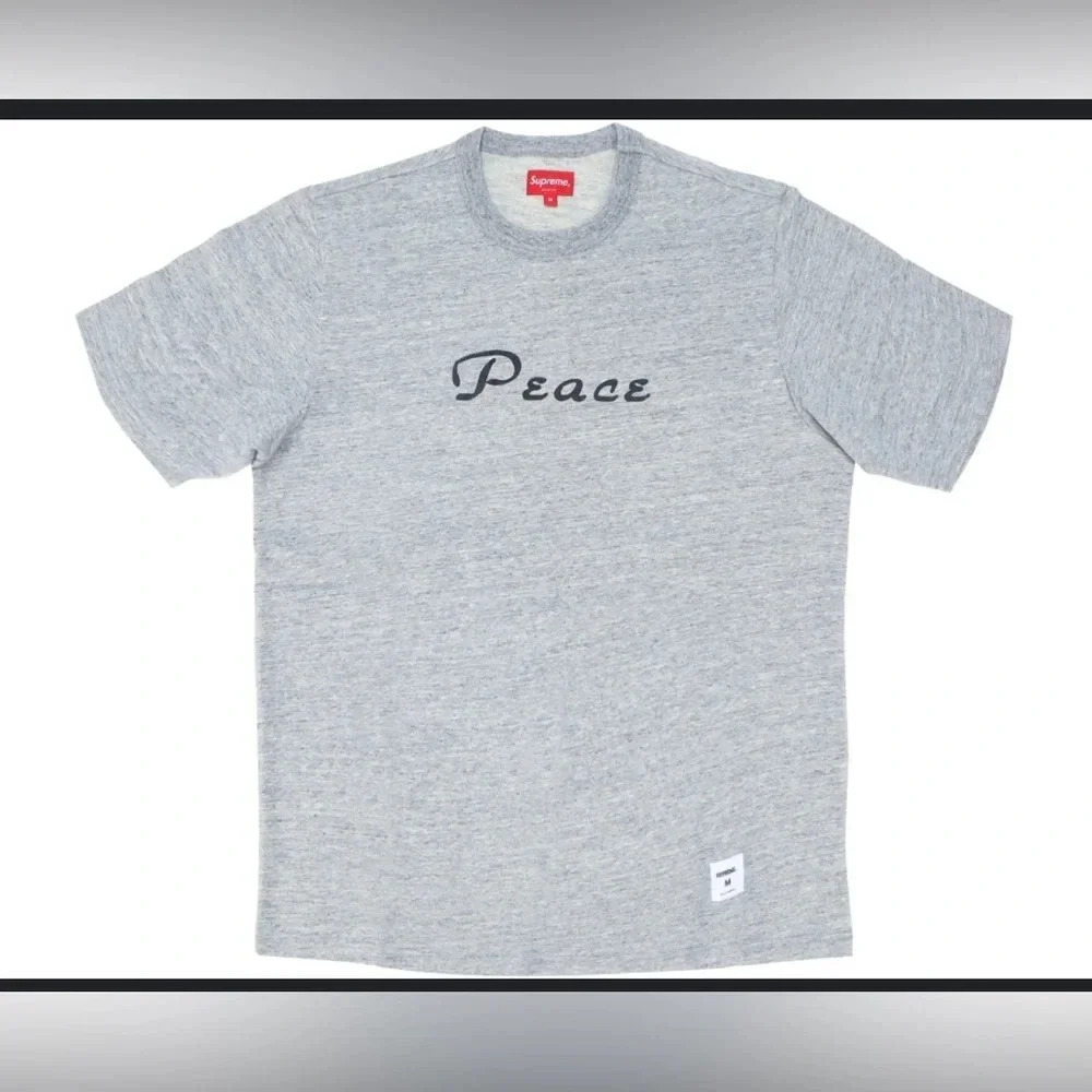 Supreme peace Tee - Heather Grey